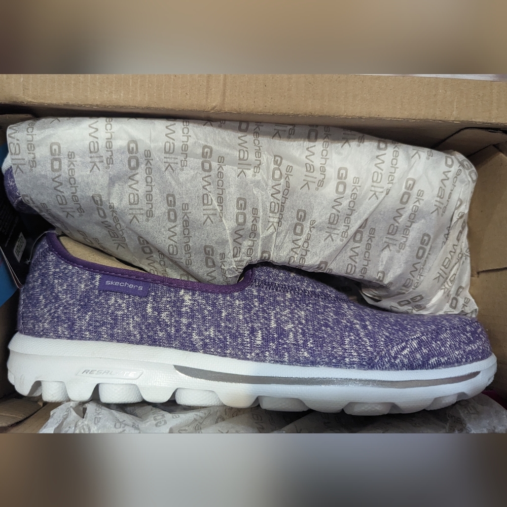Brand New Skechers Go Walk Purple sneakers